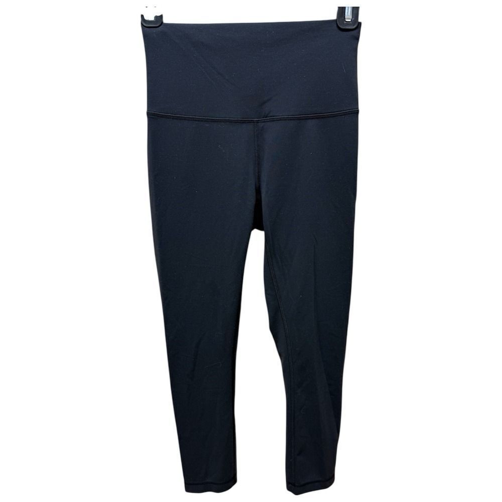 Lululemon High Rise Black Leggings.Womens. Sz 4 *Tag Torn Off .Included In Pics